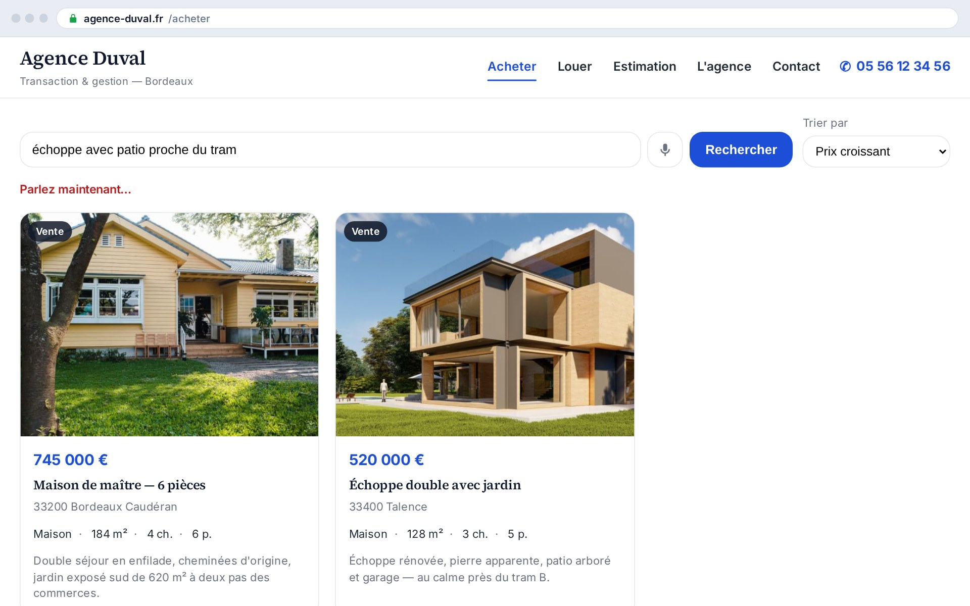 Le micro dicte la recherche : sur mobile, c'est la façon la plus rapide de chercher