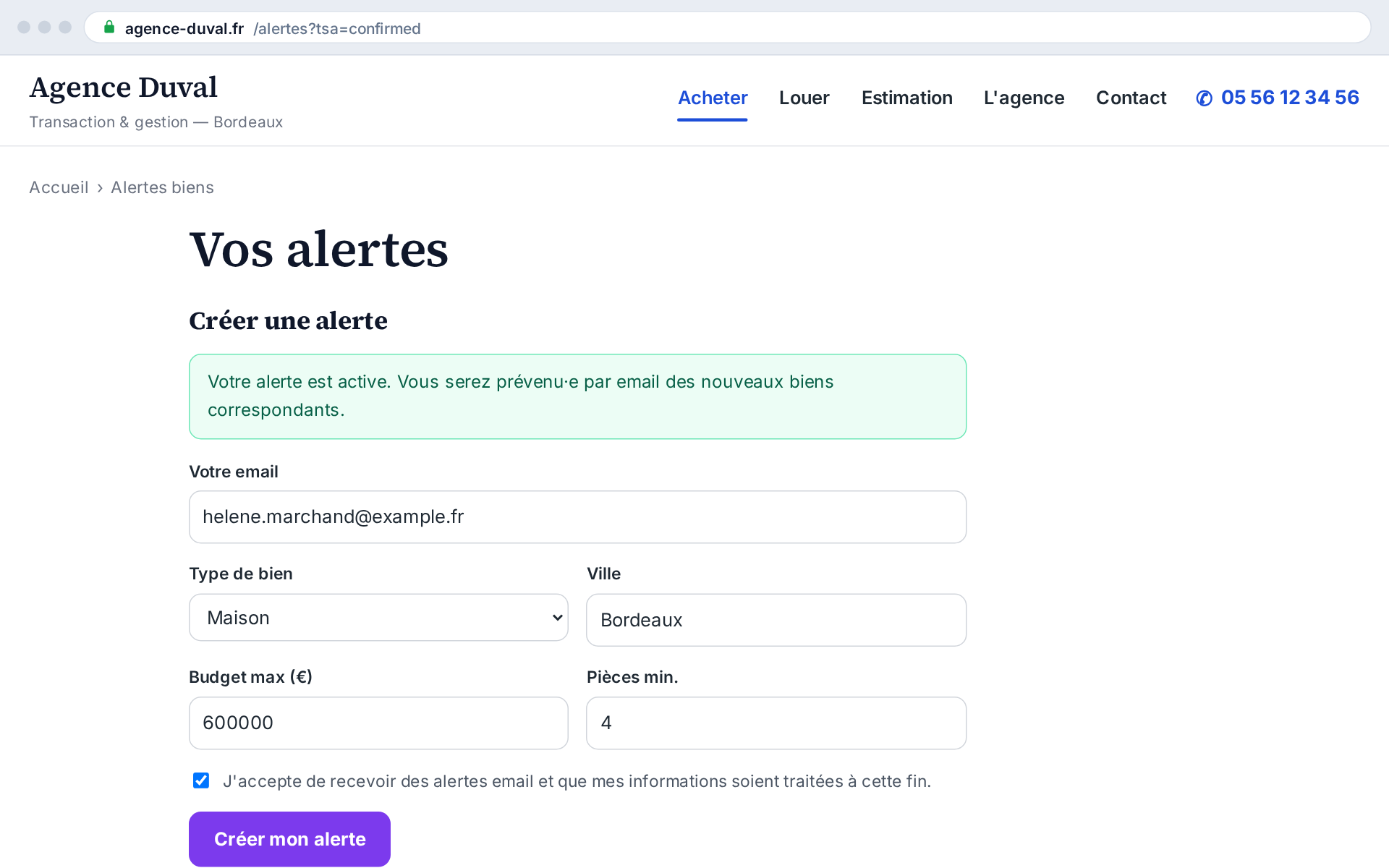 Double opt-in par email : la liste reste propre et conforme, sans effort de votre part